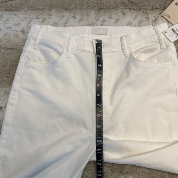 MOTHER The Hustler High Waist Fray Hem Ankle Color:Fairest Of Them All - Picture 11 of 15